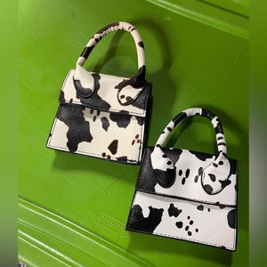 Cow Print Mini Purse